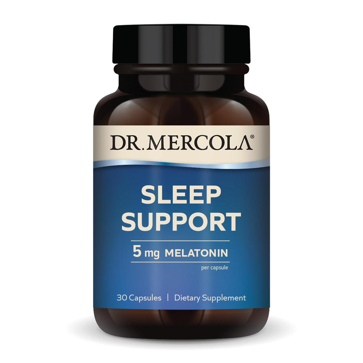 Dr. Mercola Sleep Support with Melatonin 5 mg - 30 Capsules