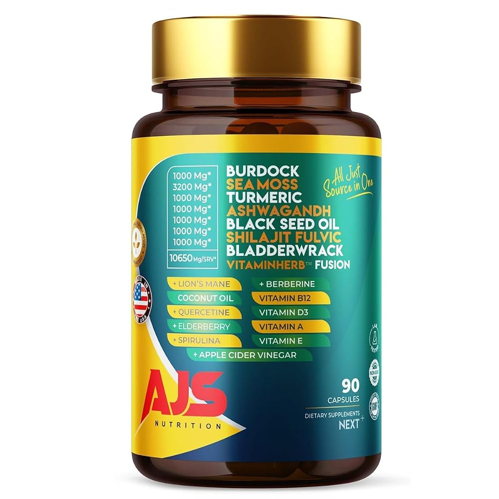 AJS Sea Moss Capsules 3200mg