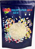 Unike Vegan Empty Capsules Size 00 - 1000 Count