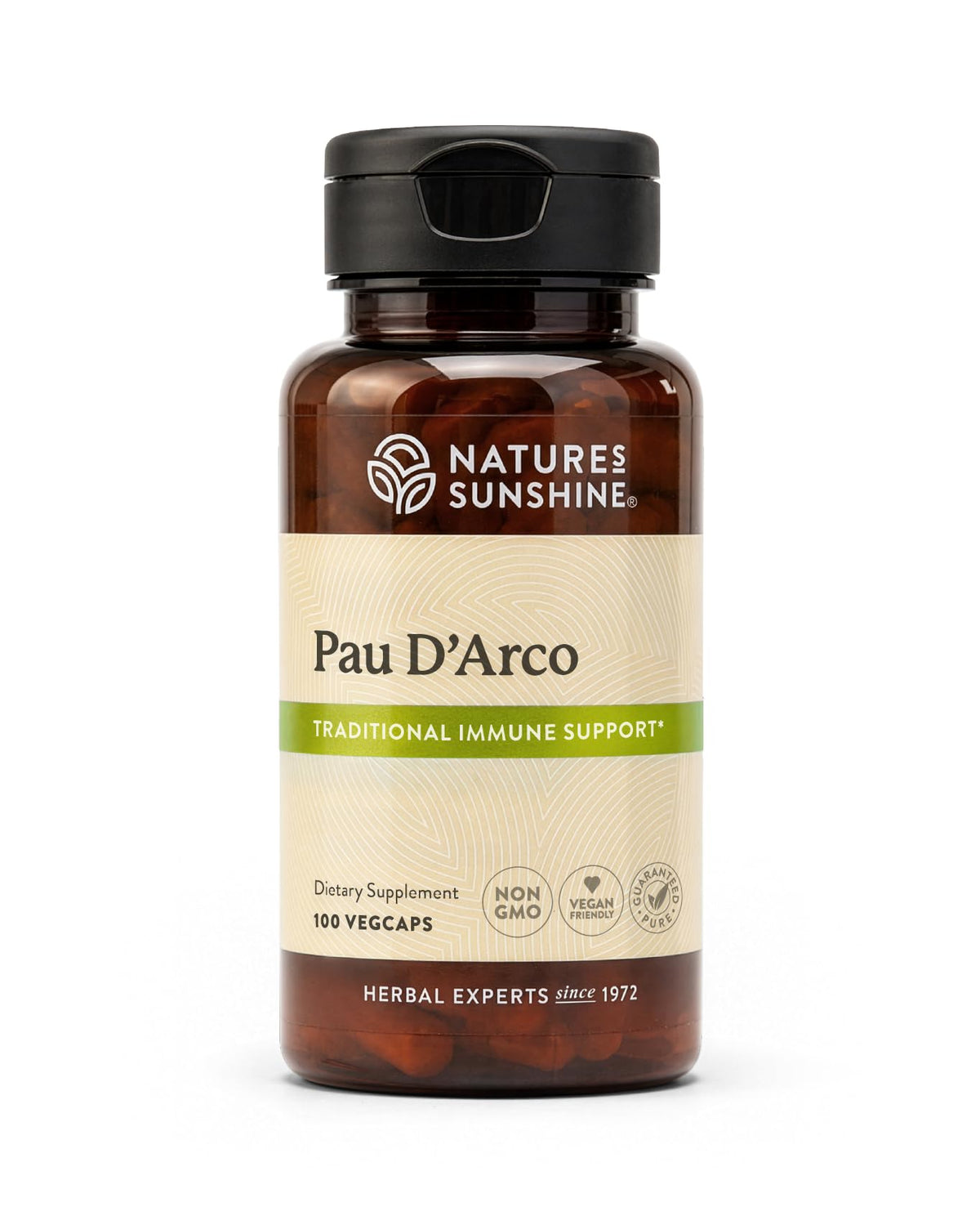 Nature's Sunshine Pau D'Arco Immune Support - 100 Capsules
