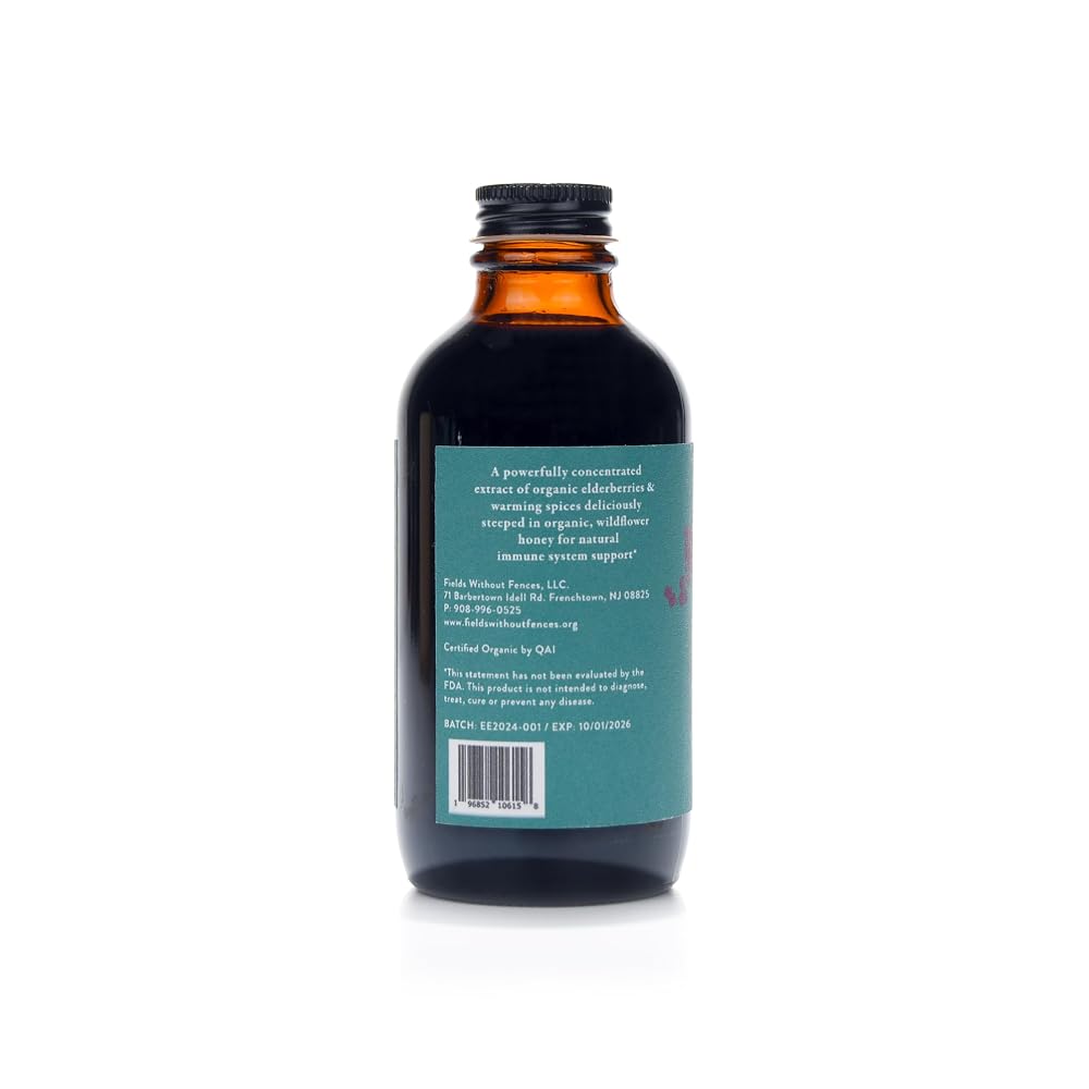 Fields Without Fences Elderberry Elixir Immune Support - 4 fl oz - image 2