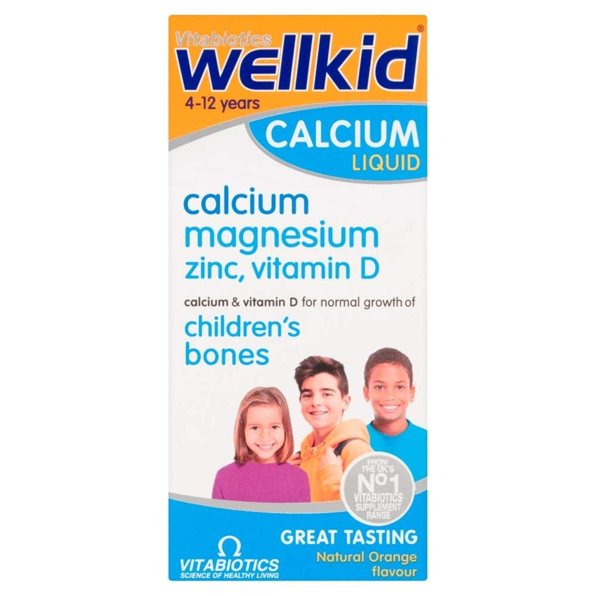 Wellkid Calcium Liquid with Vitamin D & Magnesium - 150ml