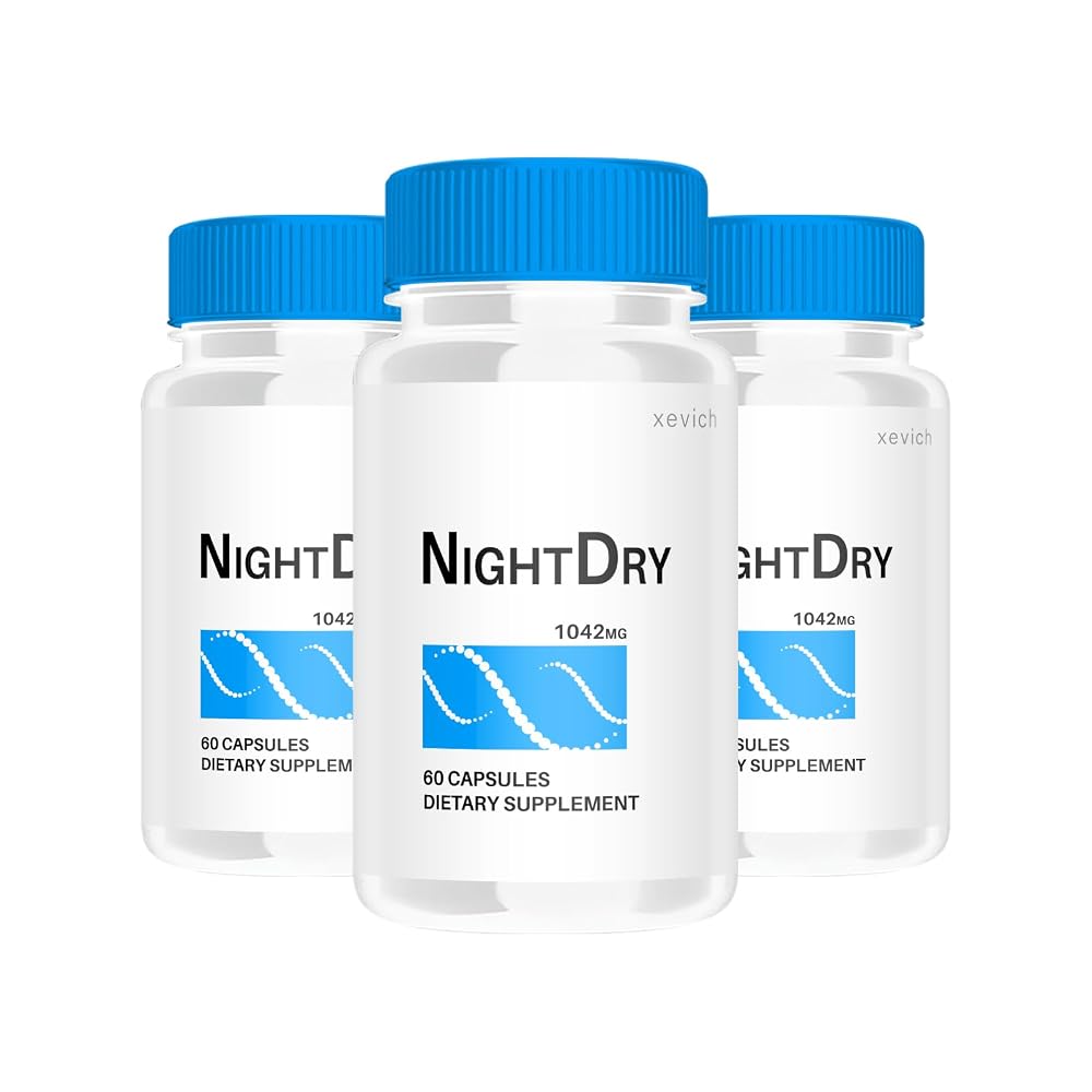 Xevich NightDry Sleep Support Supplement - 180 Capsules