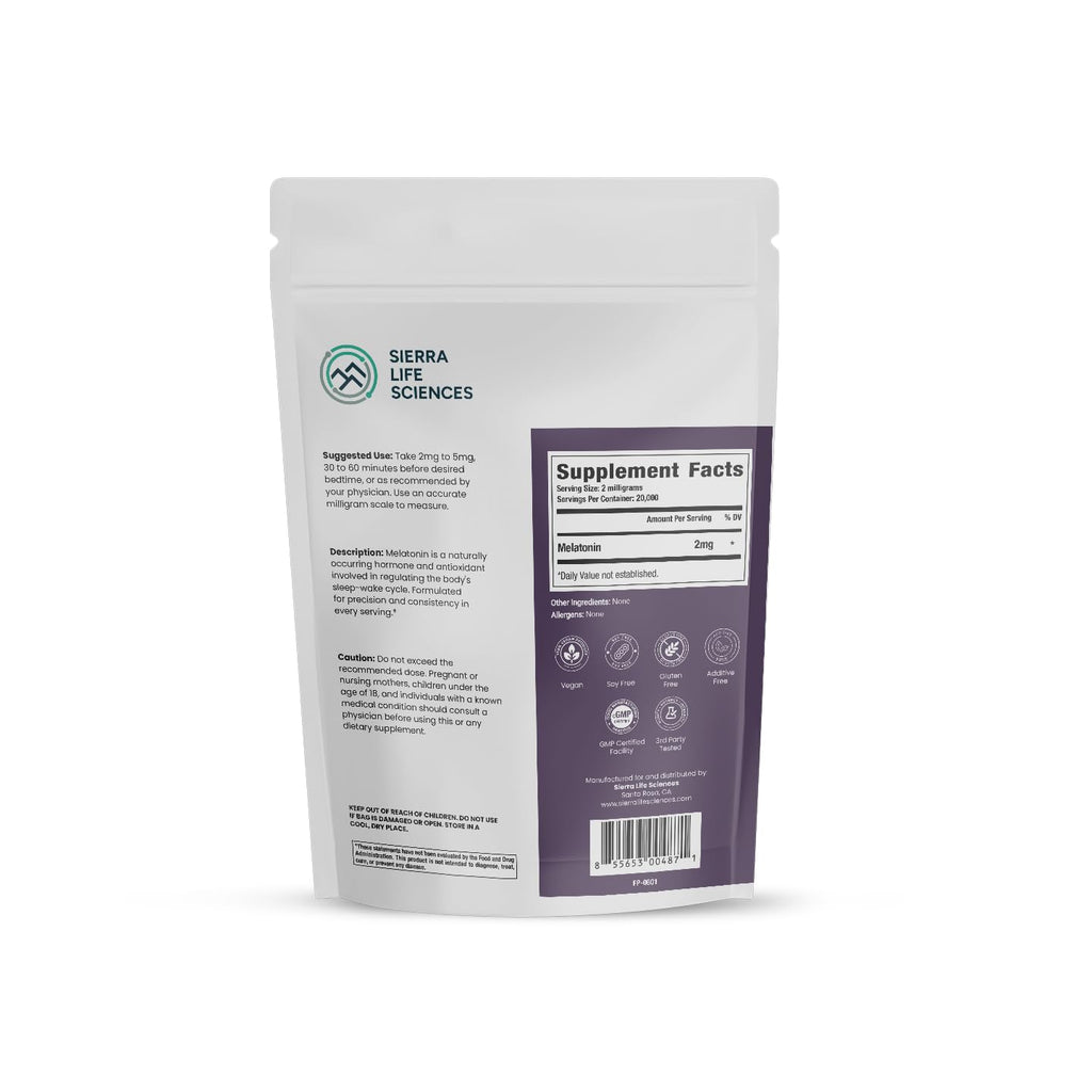 SIERRA LIFE SCIENCES Melatonin Powder Bulk Sleep Aid (20g
