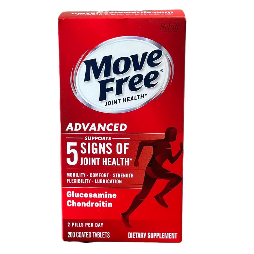 Neixuns Move Free Advanced Glucosamine Chondroitin Joint Support - 200 Tablets