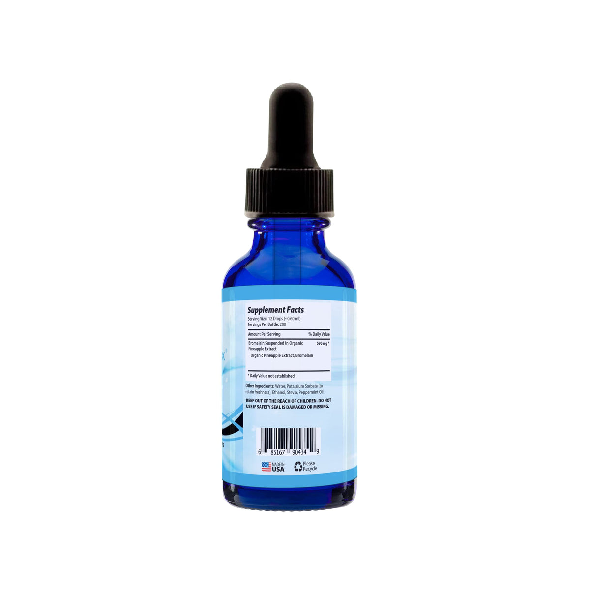 Absonutrix Bromelain 590 mg Liquid Drops for Tissue Support - 4 Oz - image 3