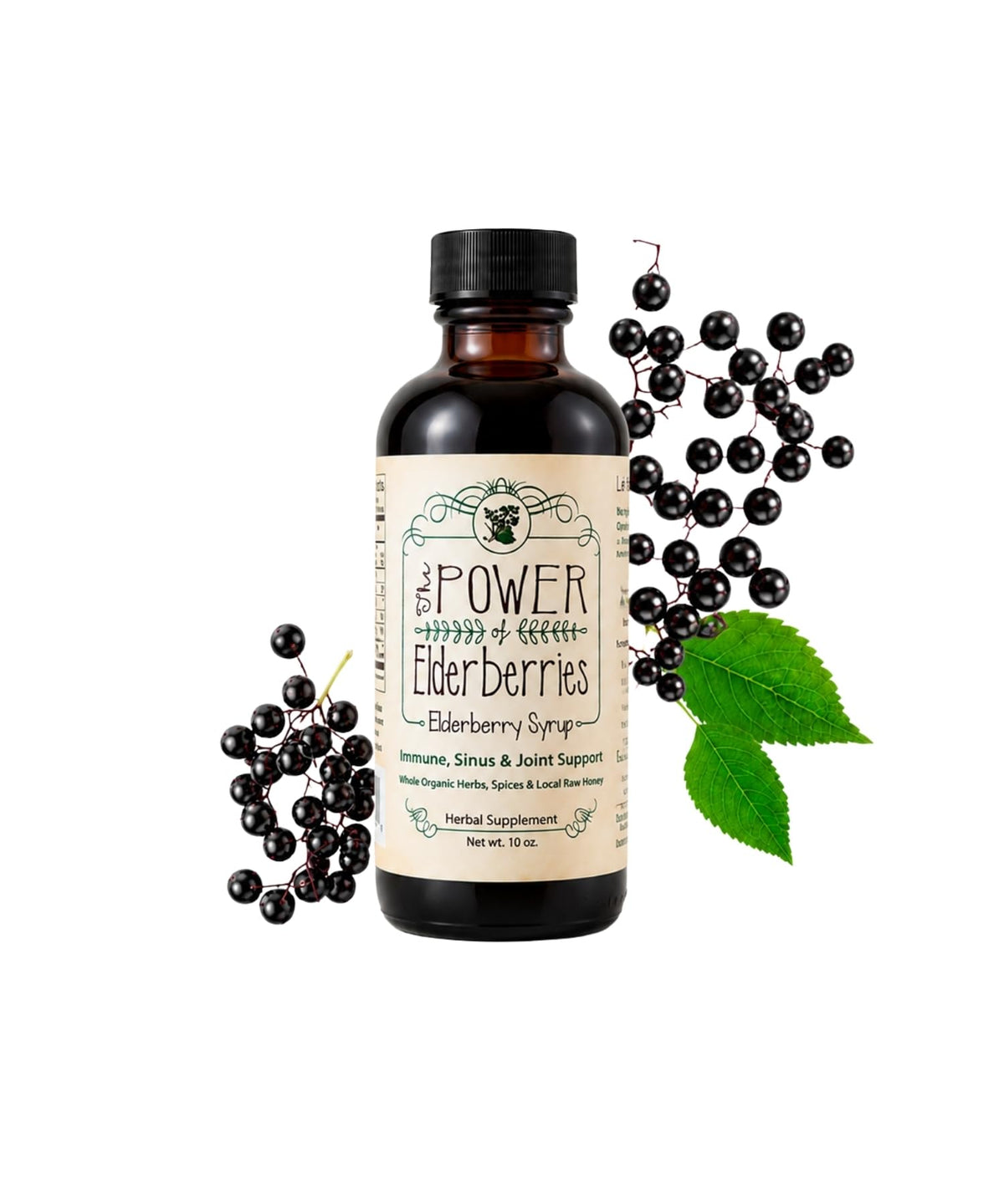 The POWER of Elderberries Elderberry Syrup - 10 Fl Oz