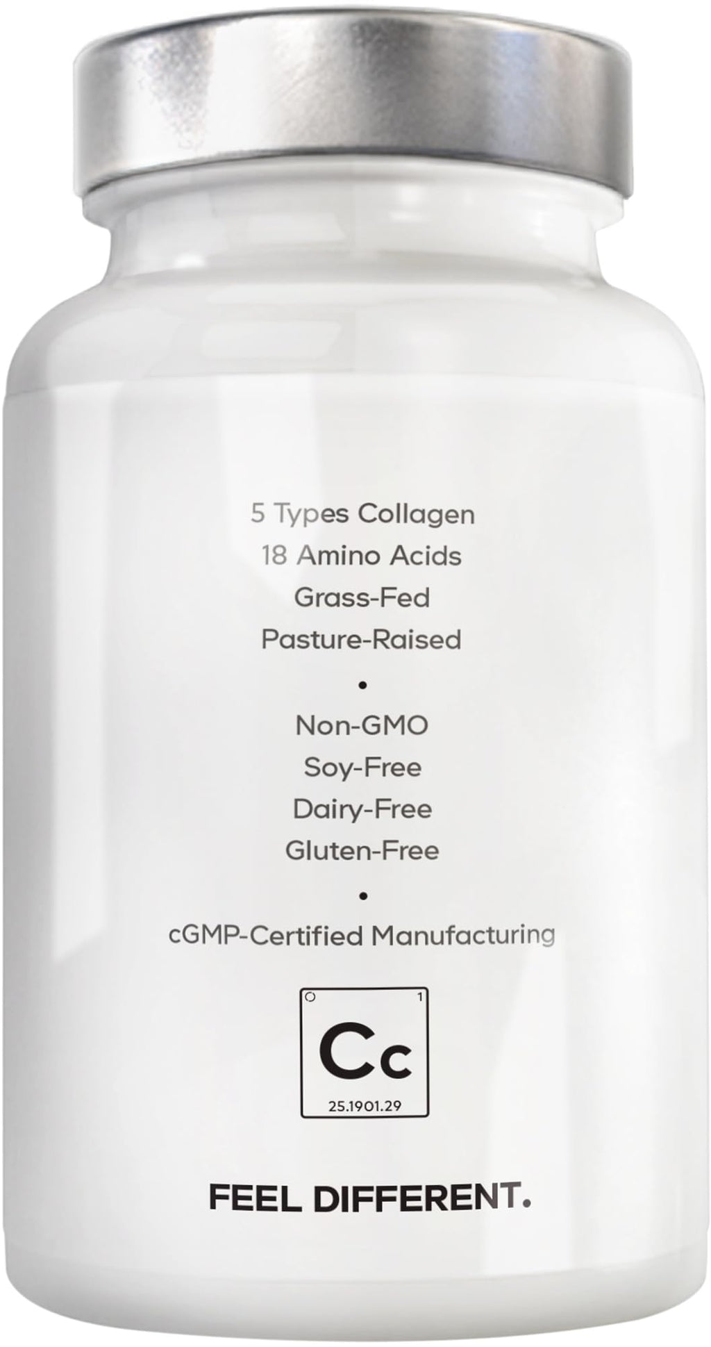 Amen Multi Collagen Peptides Supplement with Hyaluronic Acid - 90 Capsules - image 9