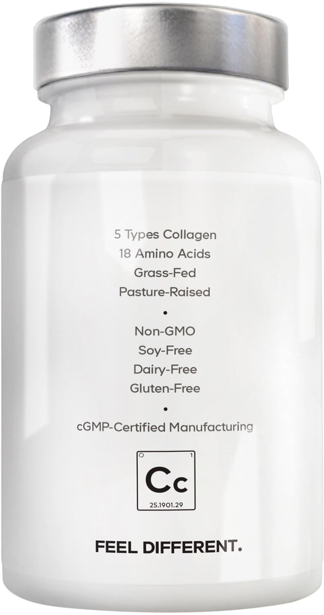 Amen Multi Collagen Peptides Supplement with Hyaluronic Acid - 90 Capsules - image 9