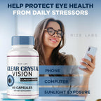 rize labs Clear Crystal Vision Eye Support Formula - 300 Capsules - image 6