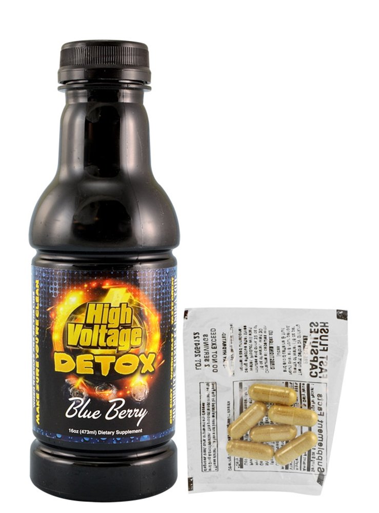 High Voltage Detox Double Flush Blueberry Liquid & Capsules - 2 Piece Set - image 2