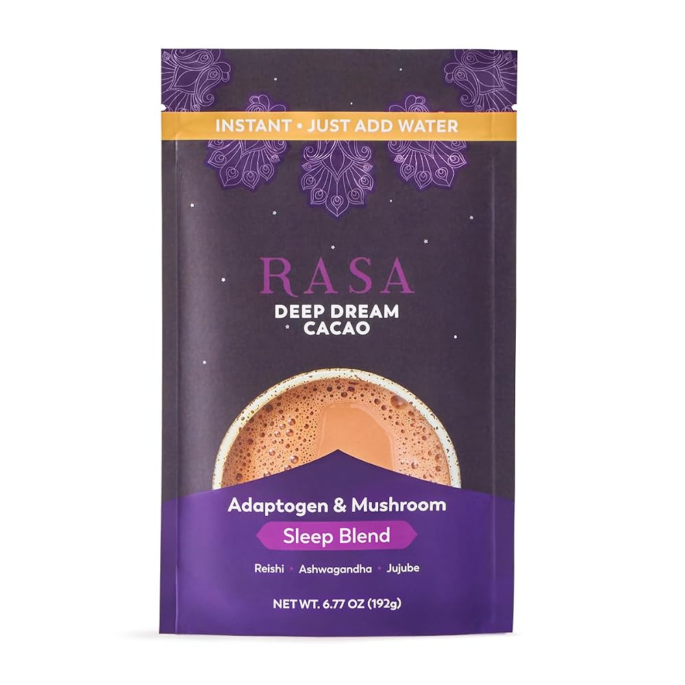 Rasa Koffee Deep Dream Cacao Adaptogenic Mushroom Sleep Blend - 24 Servings