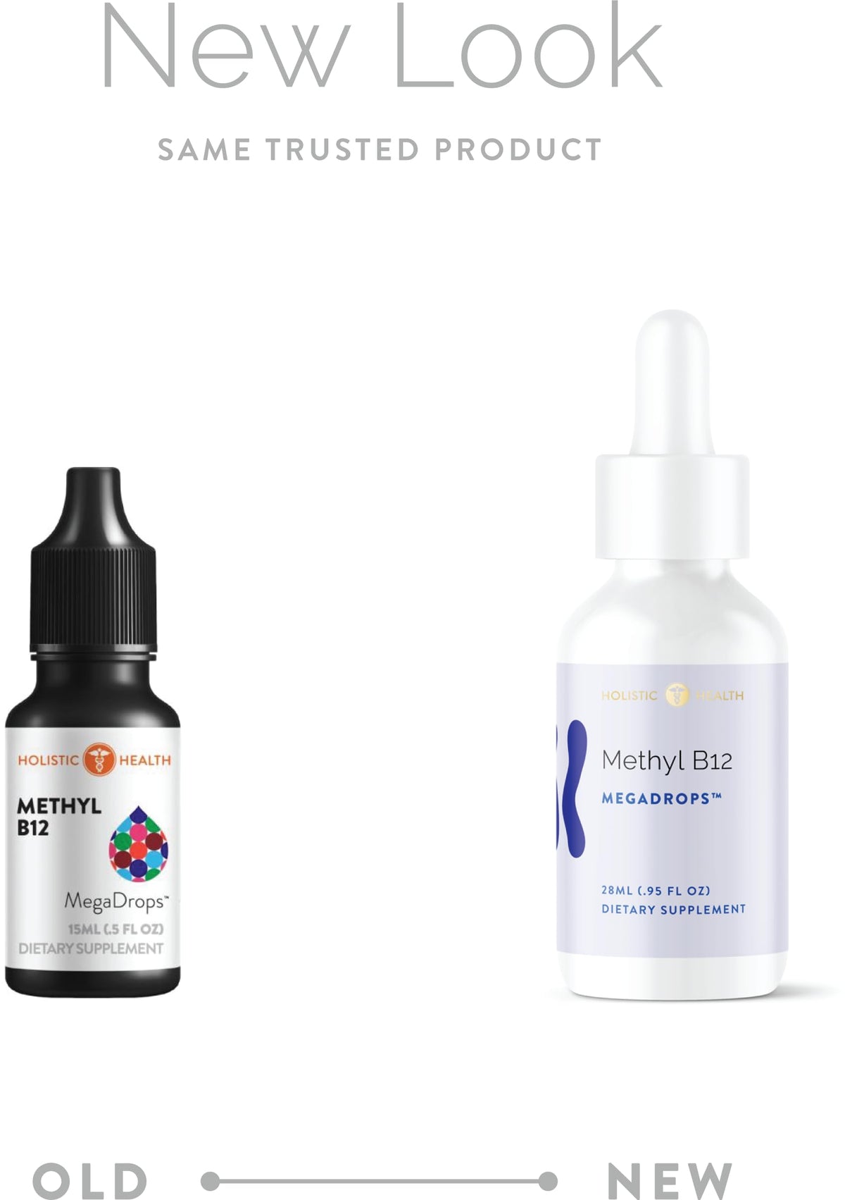 Holistic Health Methyl B12 MegaDrops Liquid - 28 mL - image 2