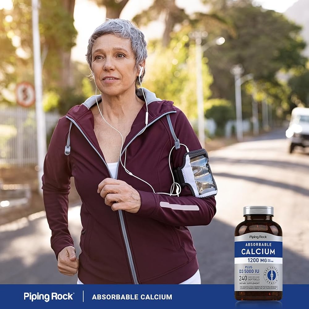 Piping Rock Calcium 1200 mg with Vitamin D3 - 240 Softgels - image 6