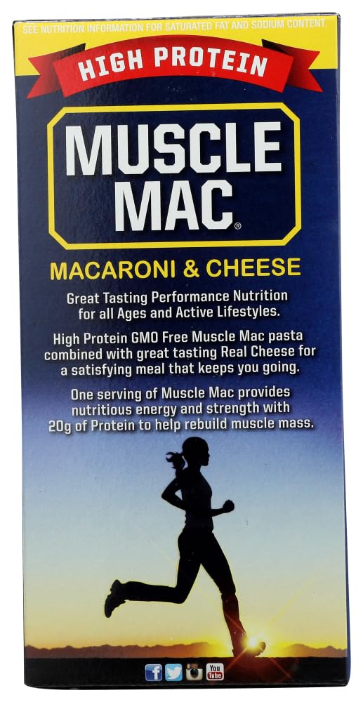 Muscle Mac High Protein Macaroni and Cheese - 2 Pack - image 3