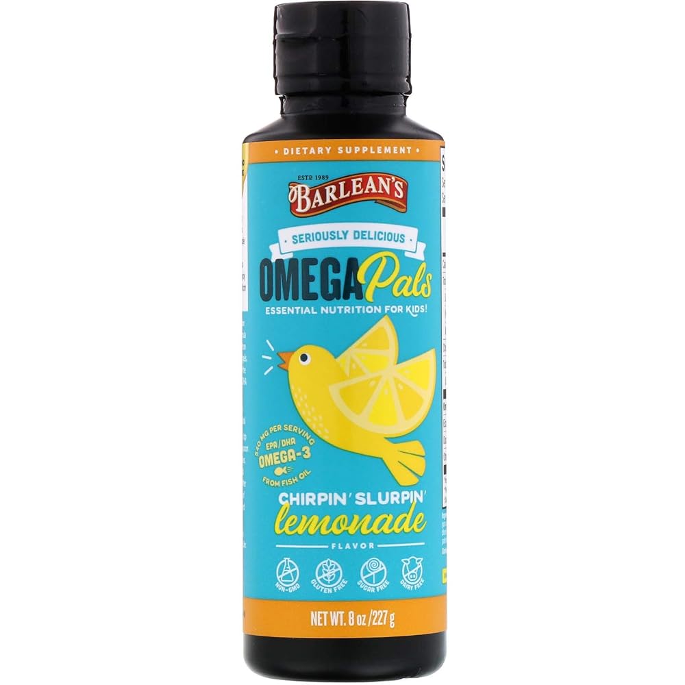 Sameriver Barlean's Organic Oils Kid's Omega Swirl Omega-3 Fish Oil - 8 fl oz