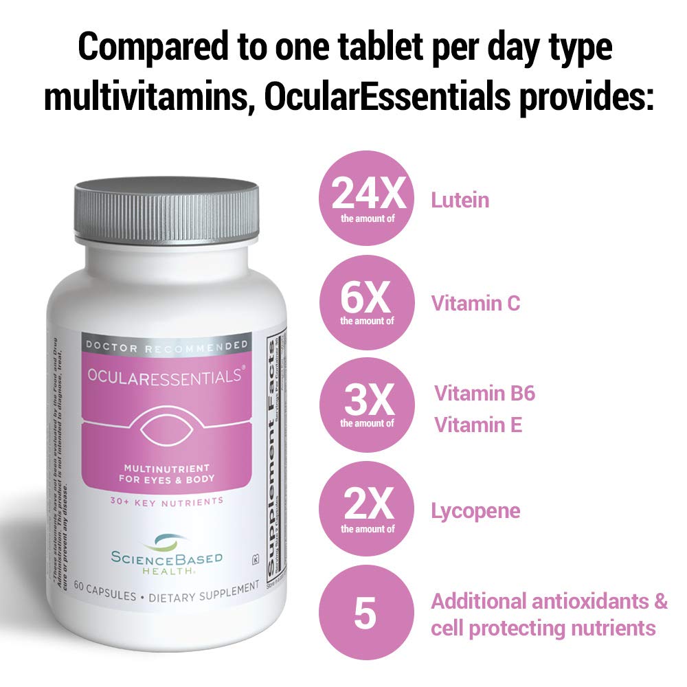 ScienceBased Health OcularEssentials Daily Multivitamin - 60 Capsules - image 4