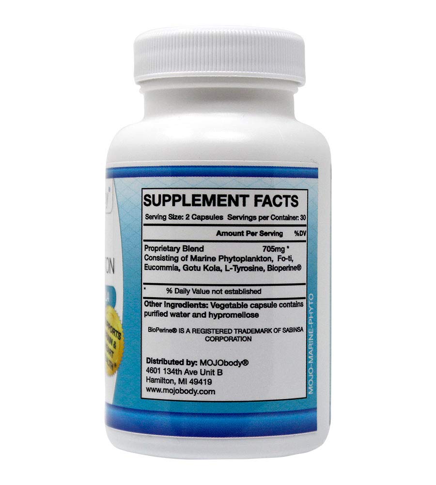 MOJObody Freeze Dried Marine Phytoplankton - 60 Capsules - image 3