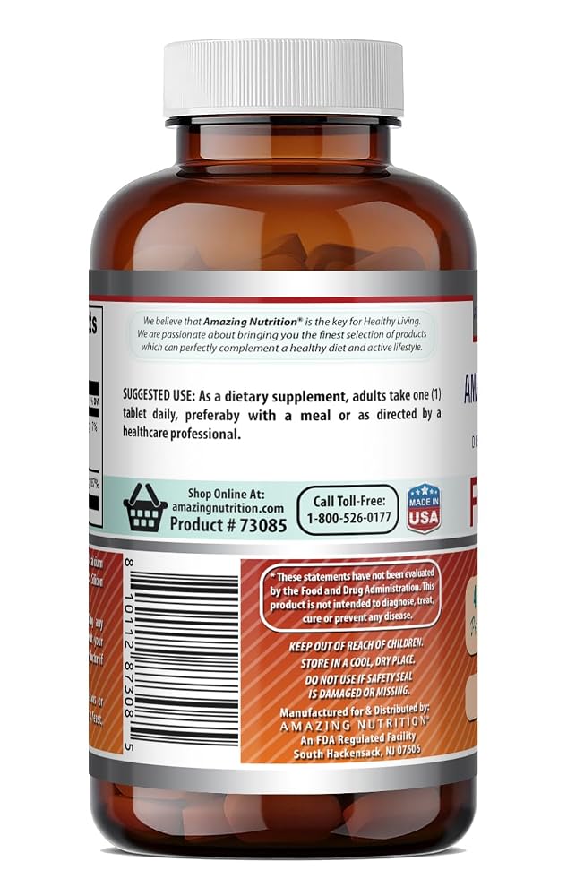 Amazing Formulas Folic Acid (Vitamin B9) 400 mcg