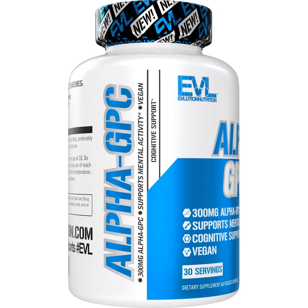 Evlution Alpha GPC 600mg Nootropic Brain Support - 60 Capsules - image 4