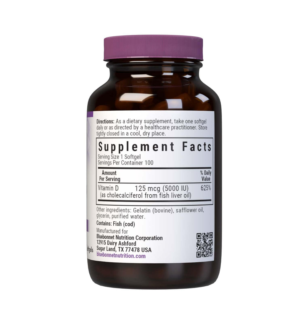 BlueBonnet Vitamin D3 5000 IU Softgels - 100 Count - image 2