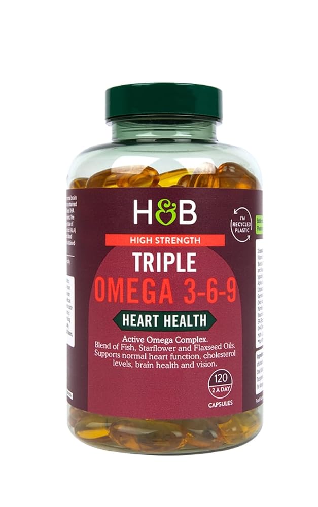 Generic Holland and Barrett High Strength Triple Omega 3-6-9 - 120 Capsules