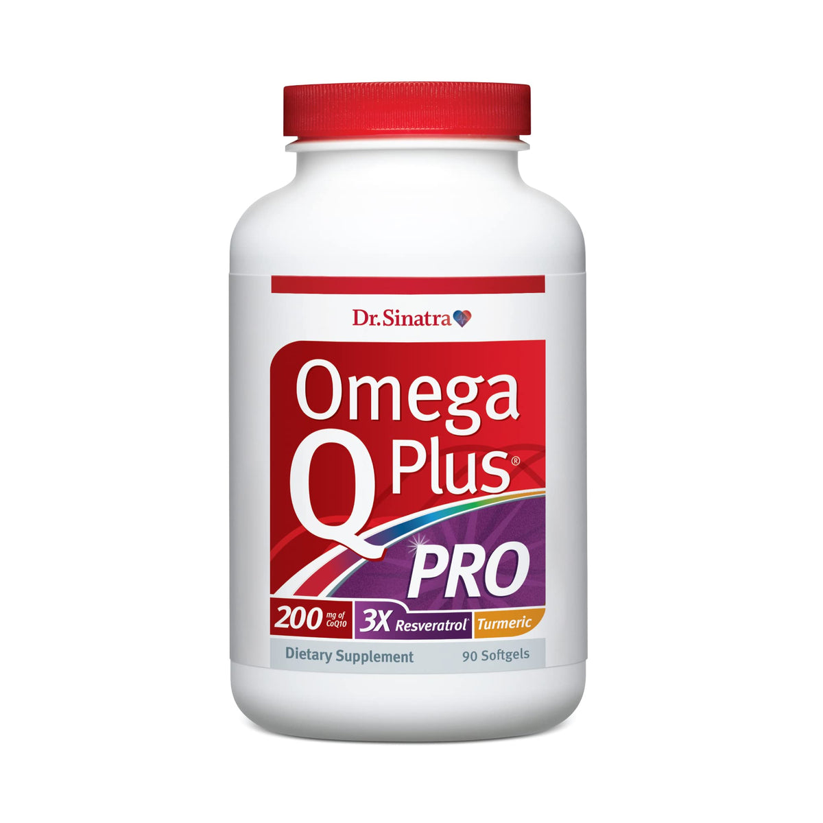 Dr. Sinatra Omega Q Plus PRO CoQ10 200mg Cardiovascular Support - 90 Softgels
