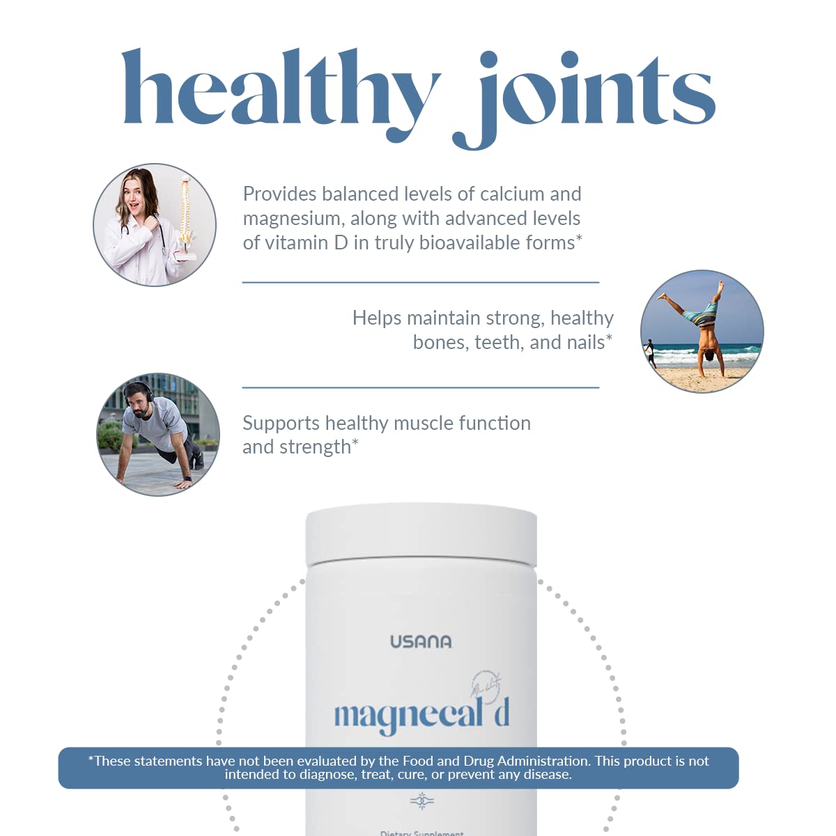 USANA MagneCal D Calcium & Magnesium Formula - 112 Tablets - image 5