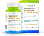 Generic Magnesium Glycinate Supplement 600mg - 120 Vegetarian Capsules