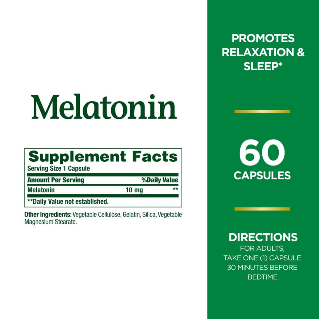 Amazon Pharmacy Nature's Bounty Melatonin 10 mg - 1 Capsules - image 2