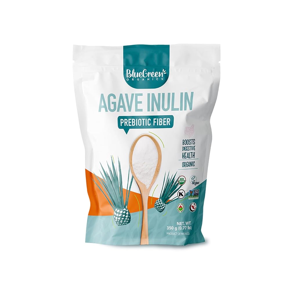 BLUEGREEN Agave Inulin Fiber Powder Prebiotic - 12.32 oz