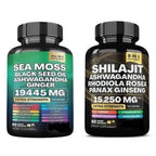Generic Sea Moss and Shilajit Bundle Herbal Supplement - 120 Capsules - image 2