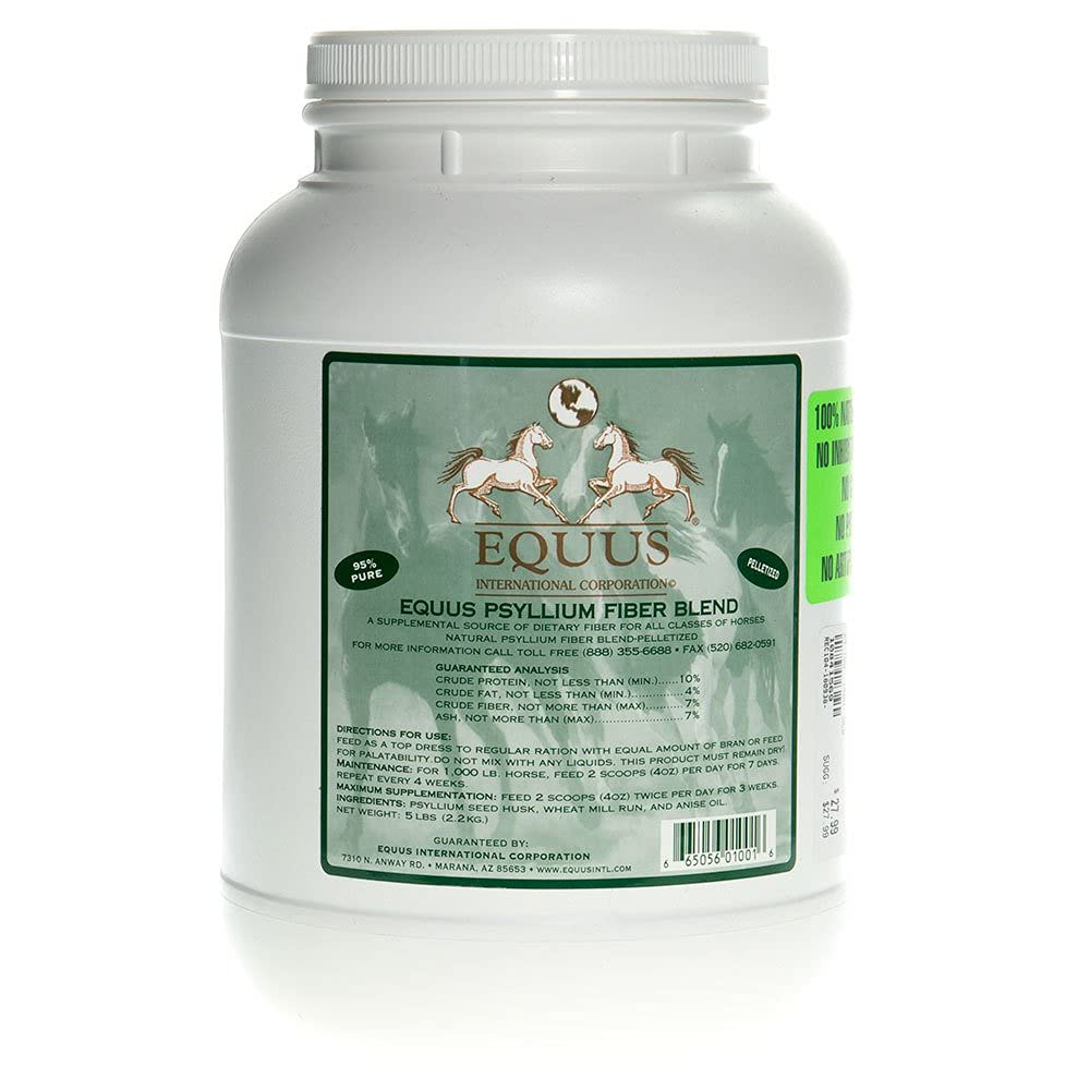 Equus Psyllium Fiber Blend Pellets - 5 lb