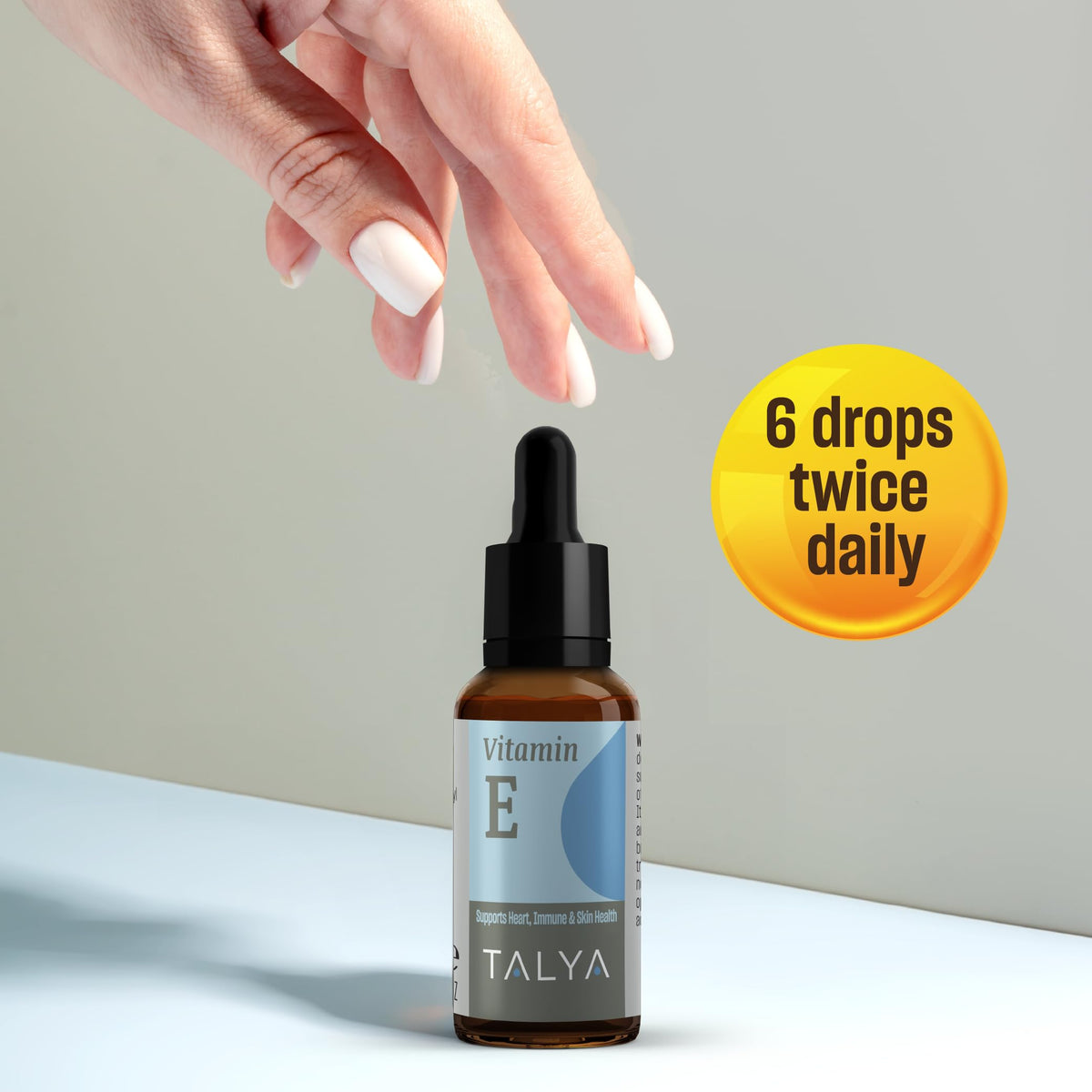 TALYA Vitamin E Liquid Drops for Skin & Heart Health - 0.34 fl oz - image 3