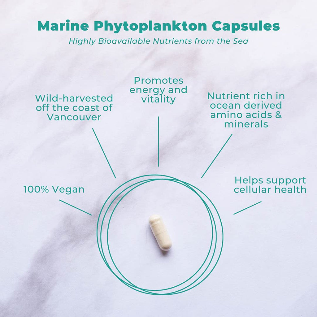 Vegan Life Nutrition Marine Phytoplankton Capsules - 30 Capsules - image 2