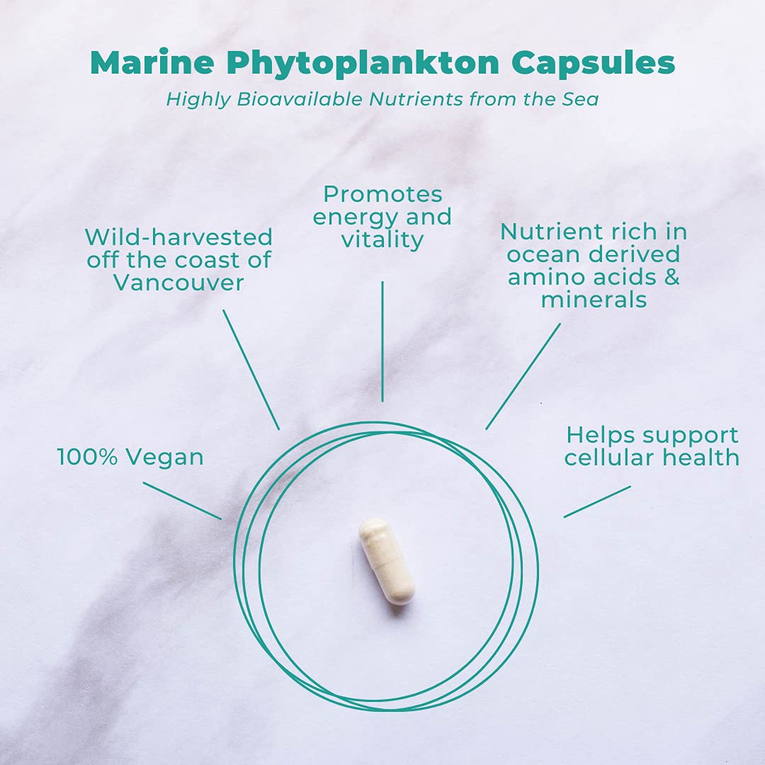 Vegan Life Nutrition Marine Phytoplankton Capsules - 30 Capsules - image 2
