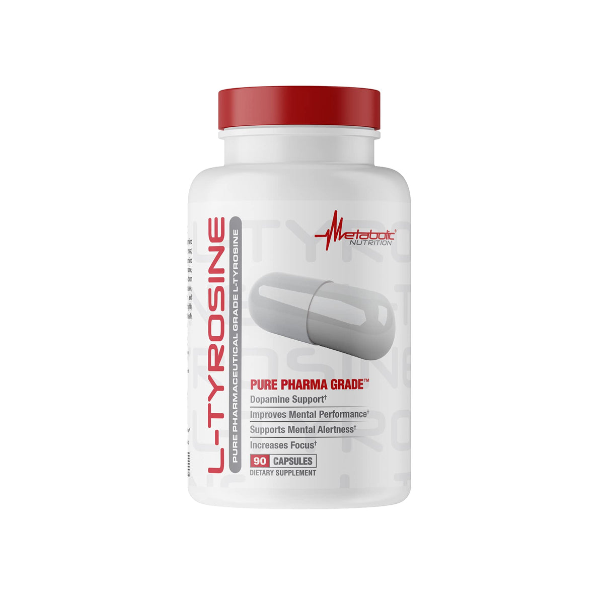 Metabolic Nutrition L-Tyrosine 500mg Mental Alertness - 90 Capsules