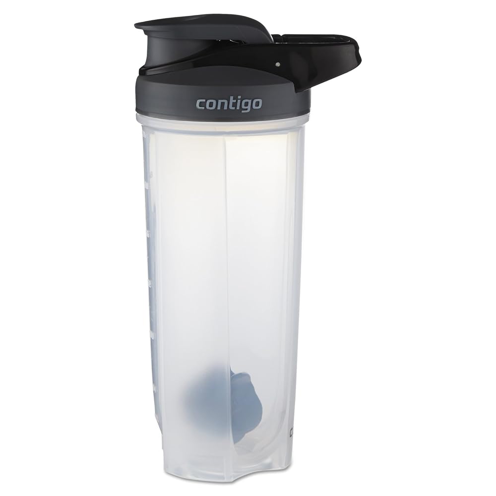 Contigo Shake & Go Fit Snap Lid Shaker Bottle, 28 oz, Black - image 2