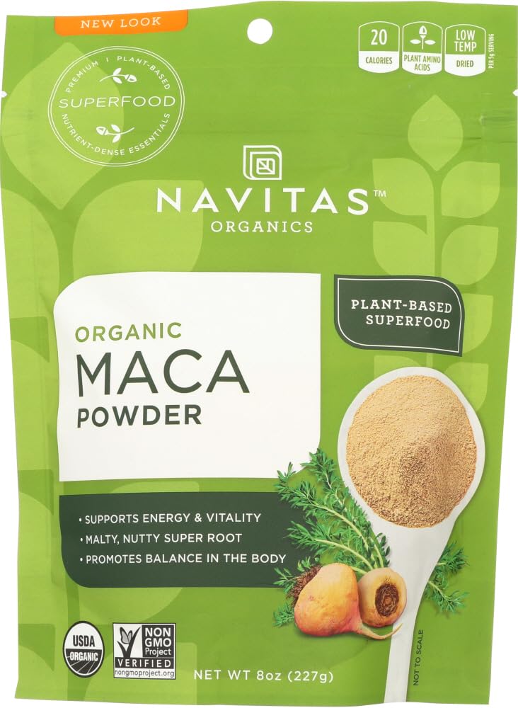 Navitas Naturals Raw Maca Powder - 8 oz (3-Pack)