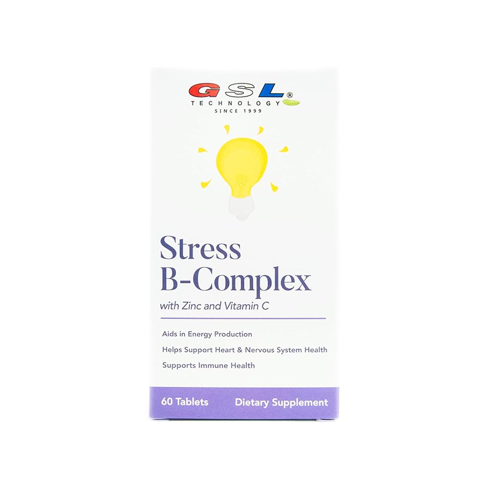 GSL Technology Stress B-Complex Vitamin - 60 Tablets - image 7