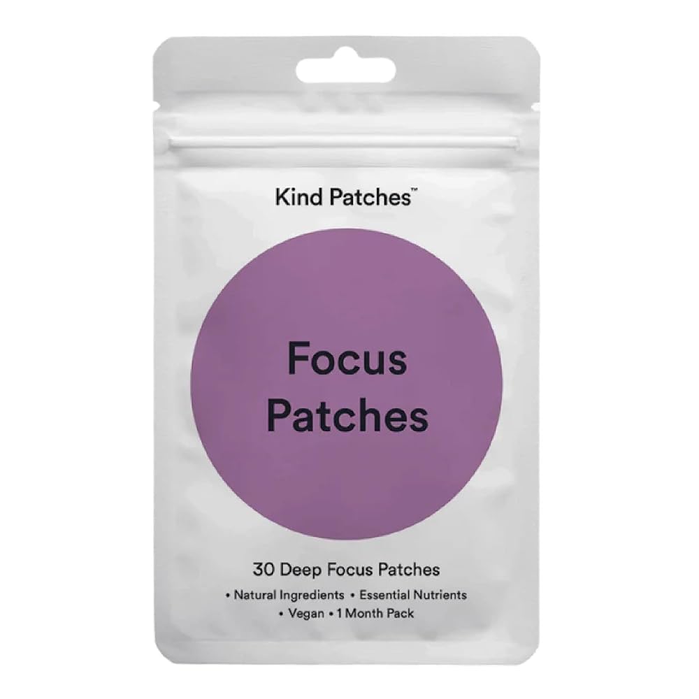 Kind Patches Focus Patches for Mental Clarity - 30 Count