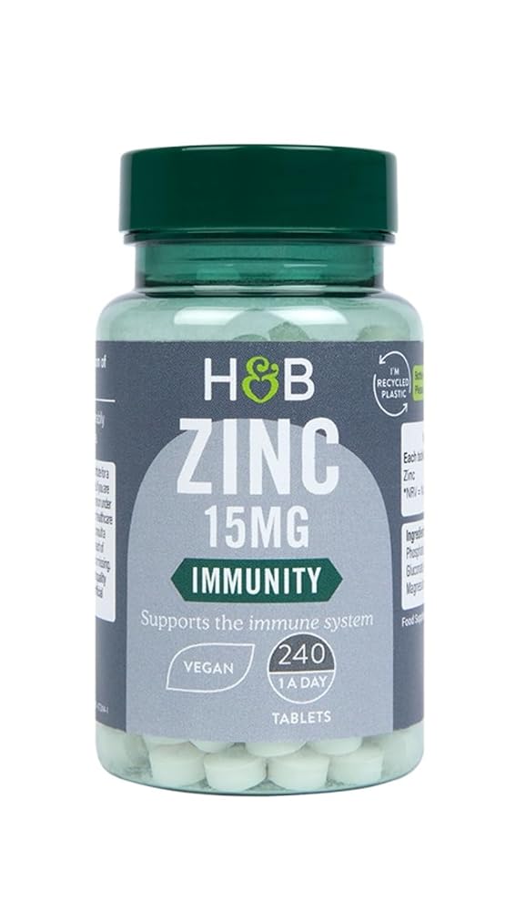 Generic Zinc 15mg Immunity Supplement - 240 Vegan Tablets