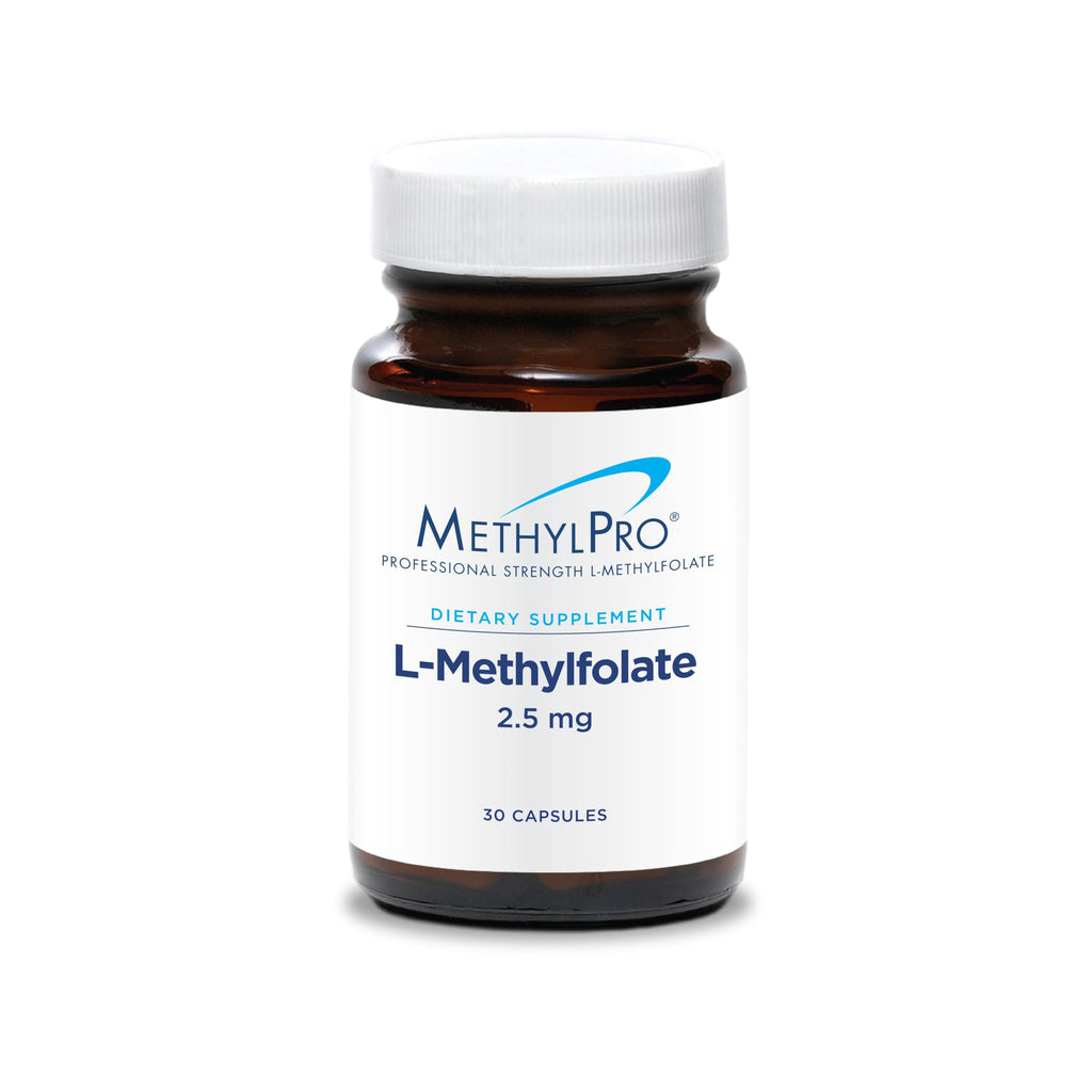 MethylPro L-Methylfolate 2.5 mg Flexible Dosing - 30 Capsules