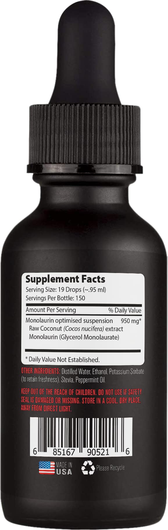 Lyfetrition Monolaurin Liquid Extract 950 mg - 4 Fl Oz - image 9