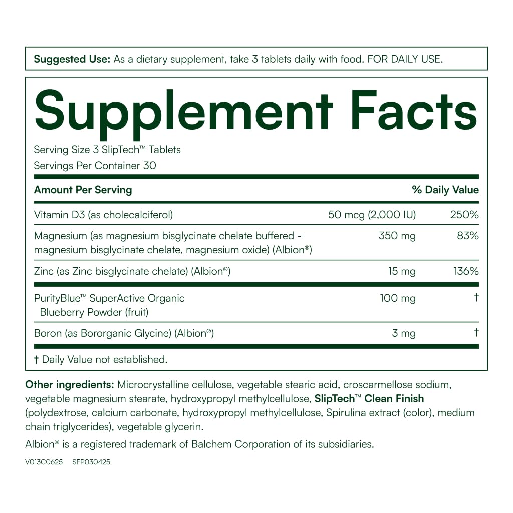 Purity Products MagBlue Magnesium Glycinate 350mg - 90 Tablets - image 2