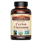 Organic Ceylon Cinnamon Capsules, USDA Certified Supplement