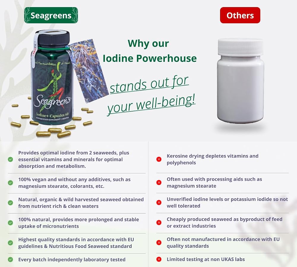 Seagreens Everyday Iodine+ - 60 Capsules - image 6