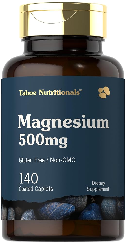 Tahoe Nutritionals Magnesium 500mg - 140 Coated Caplets