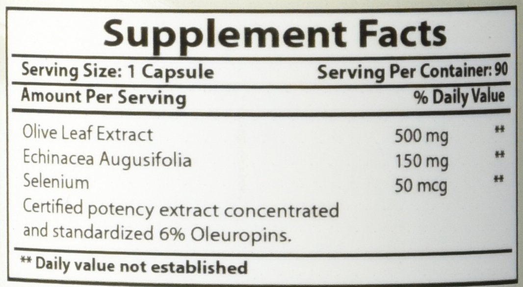 Best Naturals Olive Leaf Extract 700mg - 180 Capsules (2 Pack) - image 9