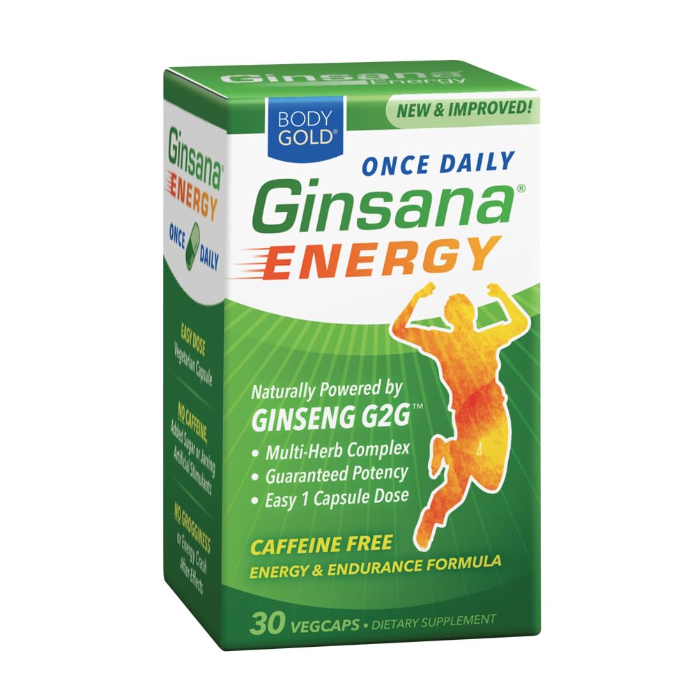 Body Gold Ginsana Energy, Once Daily